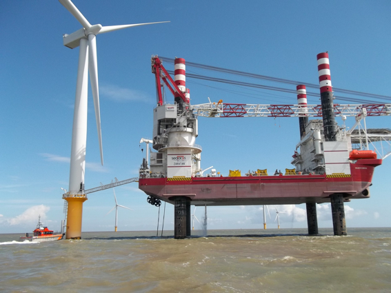Placing and Maintaining Large Offshore Wind Turbines Offshore