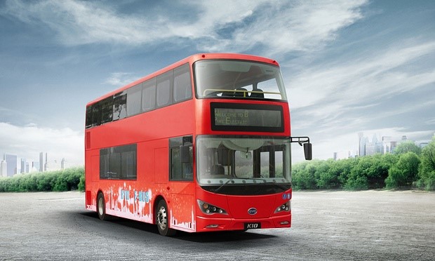 Chinese-built zero-emissions electric bus prepares for service in London
